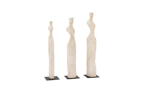 Cast Woman Sculpture 40"H